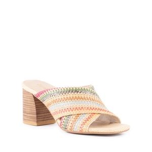 Seychelles Papaya heel sandals NIB